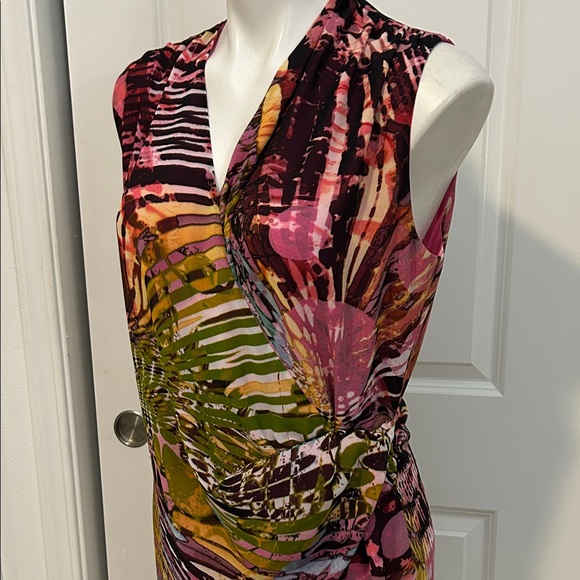 Colorful Abstract Pattern Mini Dress - Picture 3 of 10